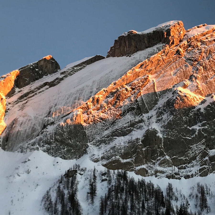 Miroir d&#39;Argentine winter light