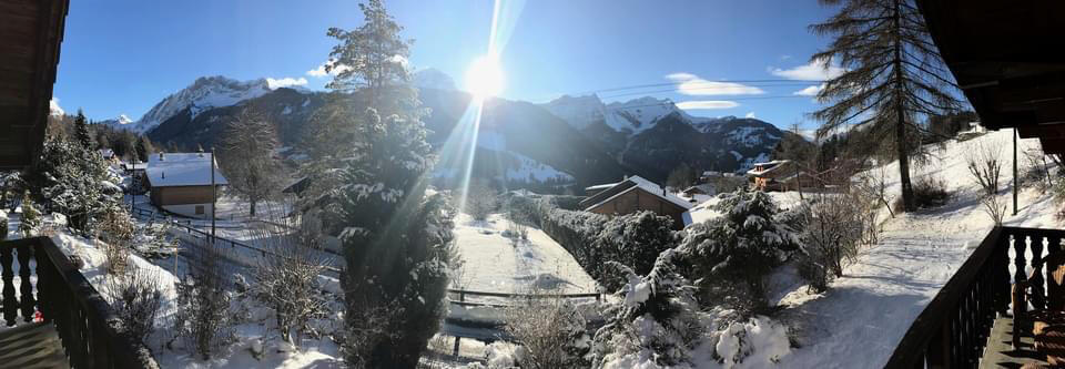 View from chalet